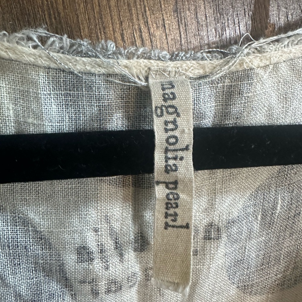 Magnolia Pearl Cream Maxi Dress with Gray Polka Dots - Picture 2 of 9